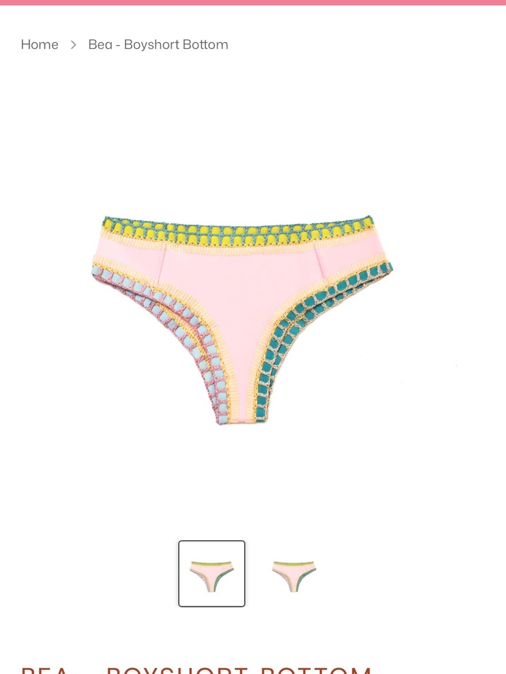 KIINI BEA boyshort bottom